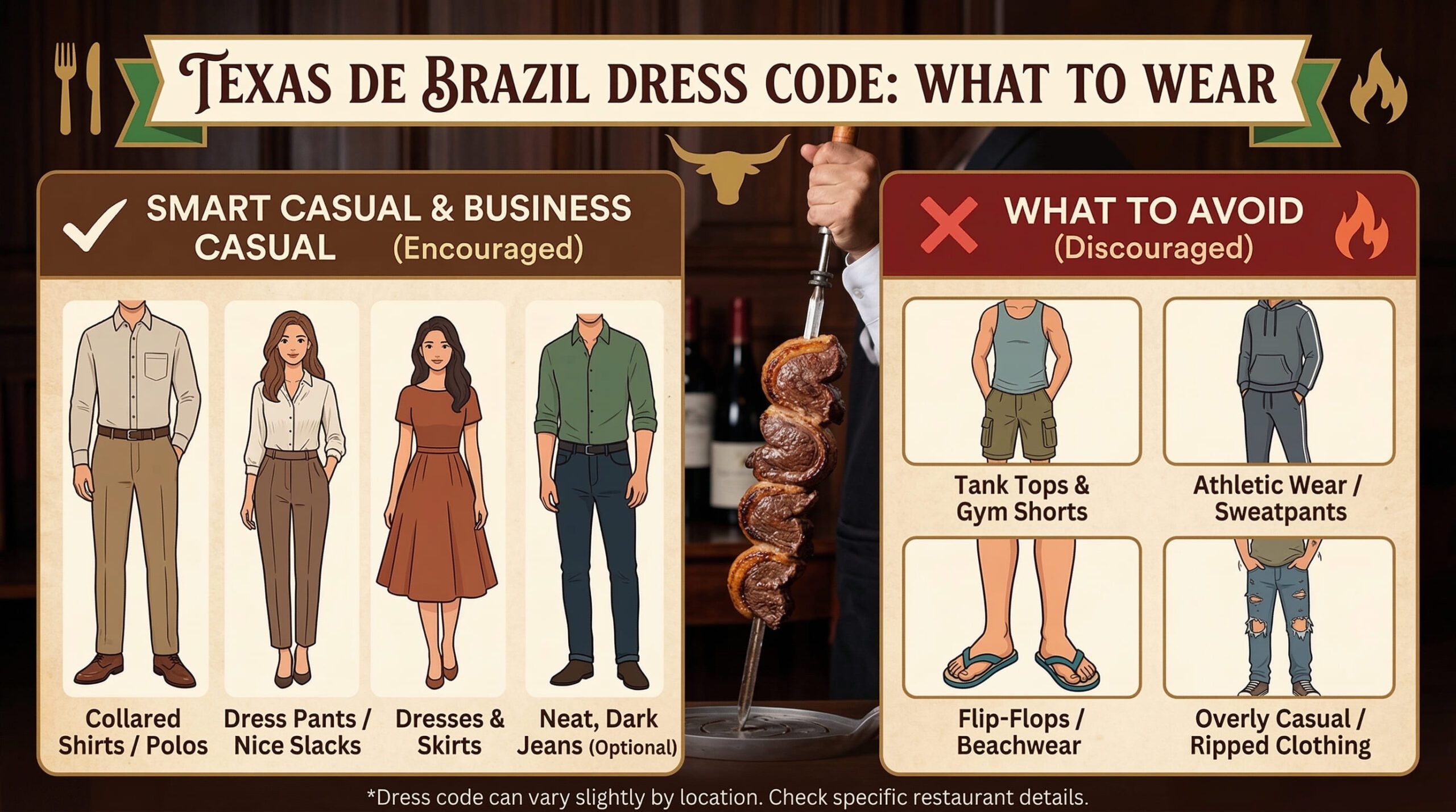 Texas de Brazil Dress Code