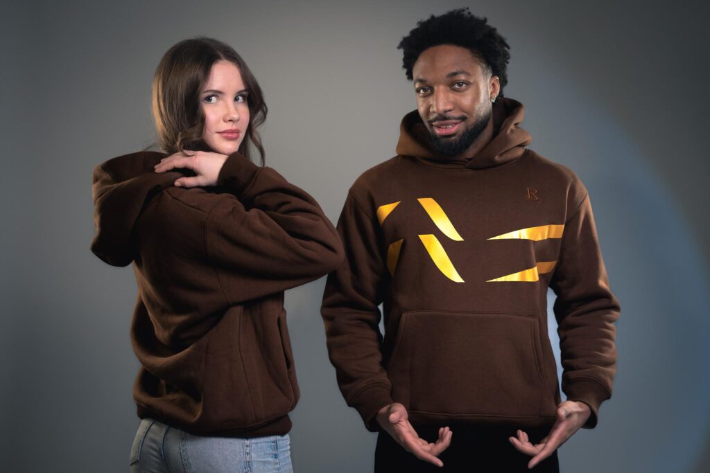 Brown streetwear hoodie