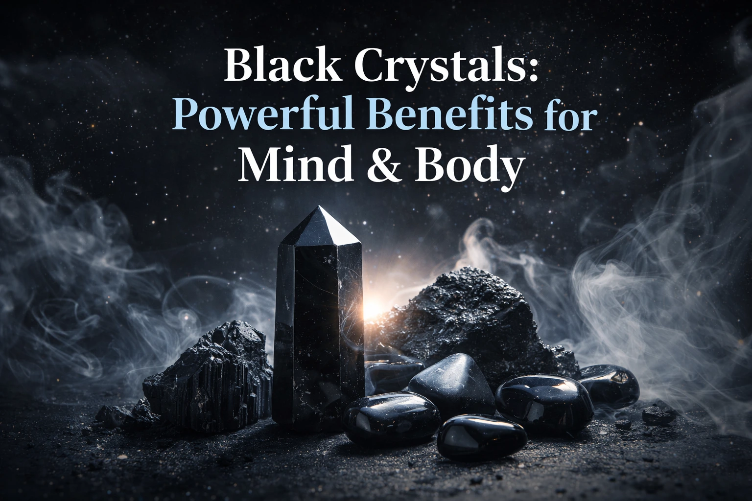 Black Crystals: Powerful Benefits for Mind & Body